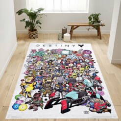 Destiny Collage Rug  Custom Size And Printing