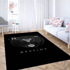 Destiny Logo Emblem Living Room Modern Carpet Rug