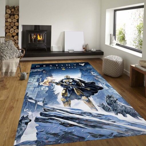 Destiny Rise Of Iron Rug  Custom Size And Printing