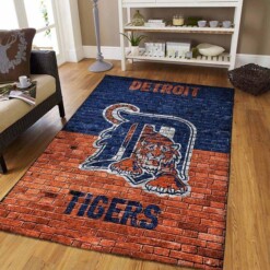 Detroit Tigers Mlb Baseball Area Limited Edition Rug