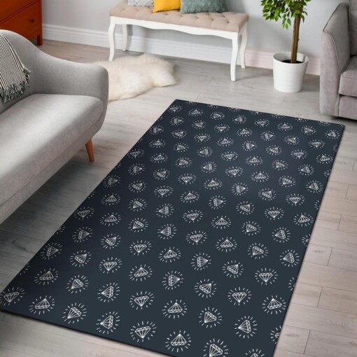 Diamond Print Pattern Area Limited Edition Rug