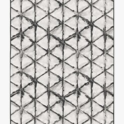 Diamond Shibori Charcoal Limited Edition Rug