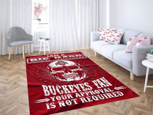 Die Hard Iam Buckeyes Fan Living Room Modern Carpet Rug