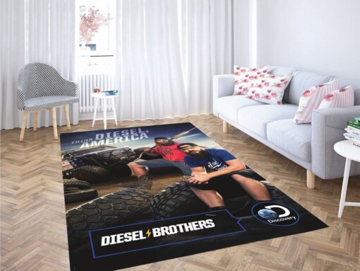 Diesel Brothers Living Room Modern Carpet Rug