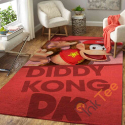 Diggy Kong Video Game Area Rug