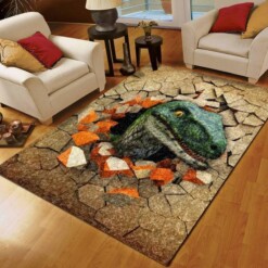 Dinosaur 3d Area Limited Edition Rug