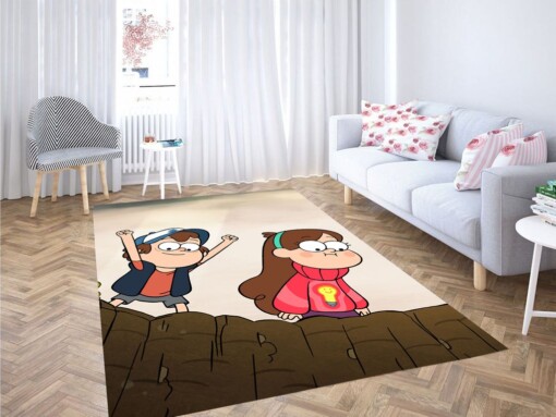 Dipper And Mabel Living Room Modern Carpet Rug