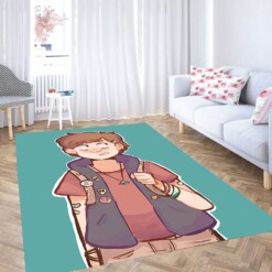 Dipper Cartoon Gravity Falls Carpet Rug