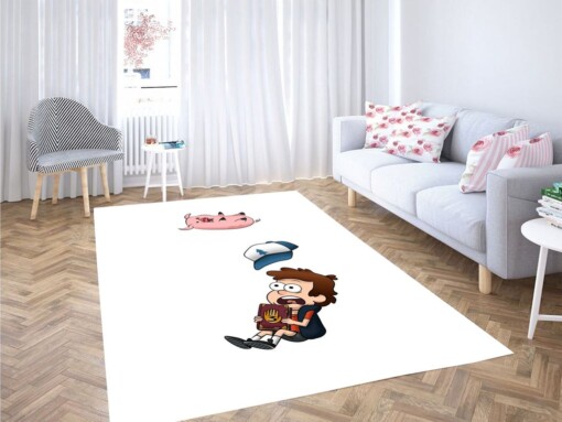 Dipper Gravity Falls Living Room Modern Carpet Rug