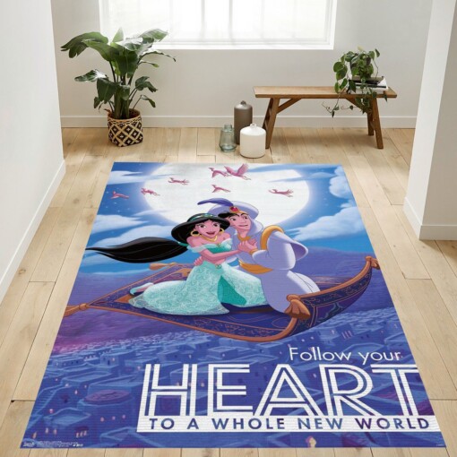 Disney Aladdin Carpet  Custom Size And Printing
