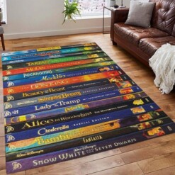 Disney Cartoon Box Set Collection Fan Limited Edition Rug