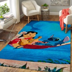 Disney Cartoon Lilo  Stitch Area Limited Edition Rug