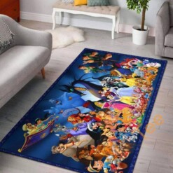 Disney Character Princess Living Room Bedroom Floor Carpet Rug