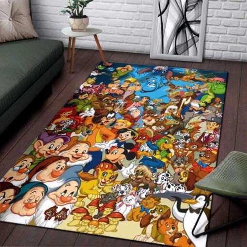 Disney Characters Decorative Floor Rug