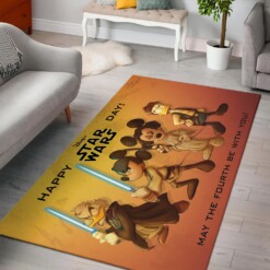 Disney Characters Star Wars Sci Fi Rug  Custom Size And Printing