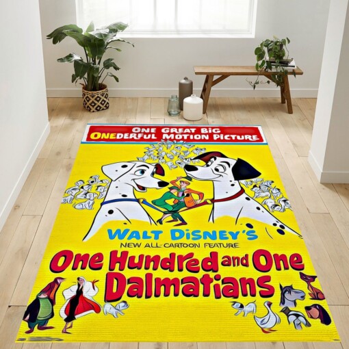 Disney Dalmatians Rug  Custom Size And Printing