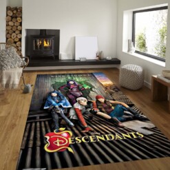 Disney Descendants Rug  Custom Size And Printing