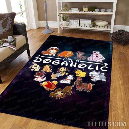 Disney Dogs Characters Lovers Floor Area Limited Edition Rug