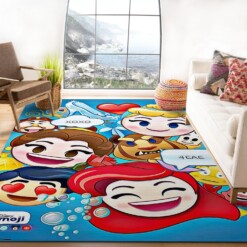 Disney Emoji Blitz Rug  Custom Size And Printing