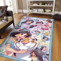 Disney Jasmine Princess Love Decorative Floor Rug