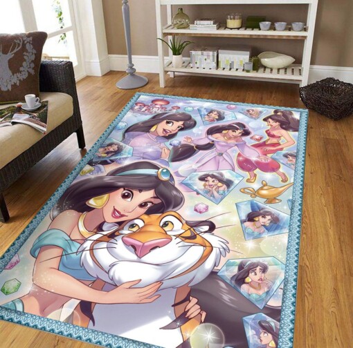 Disney Jasmine Princess Love Decorative Floor Rug