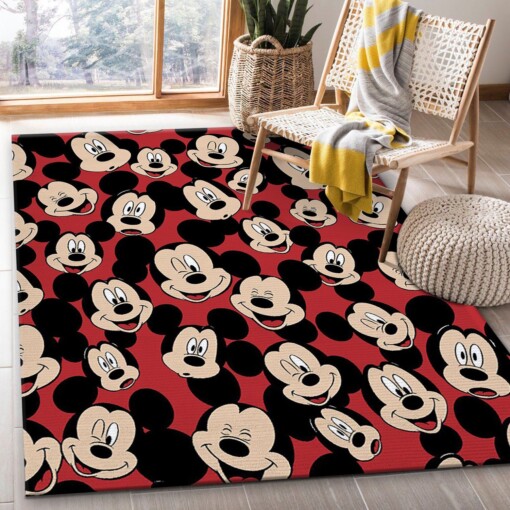 Disney Mickey Mouse Rug  Custom Size And Printing