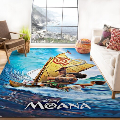 Disney Moana Carpet  Custom Size And Printing