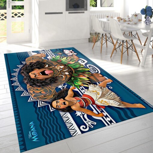 Disney Moana Rug  Custom Size And Printing