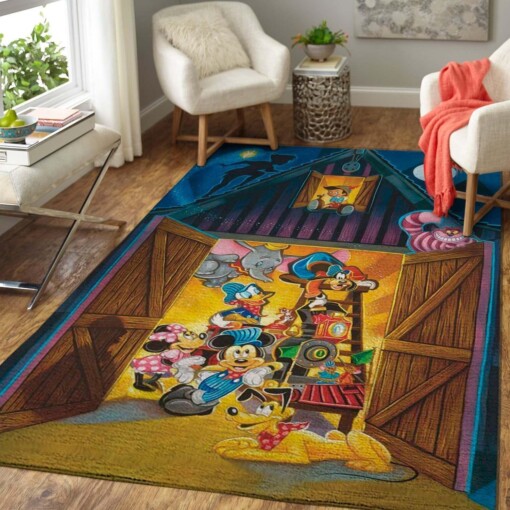 Disney Movie Fans Mickey Mouse Area Rug