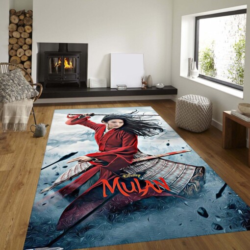 Disney Mulan Bedroom Rug  Custom Size And Printing