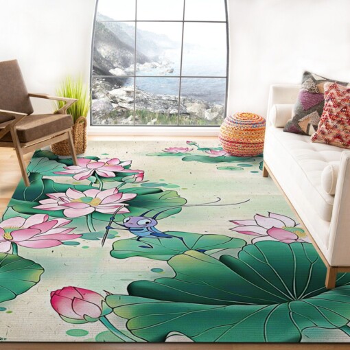 Disney Mulan Lily Rug  Custom Size And Printing