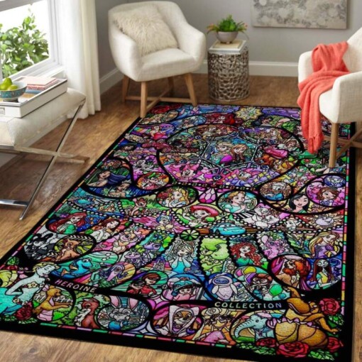 Disney Princesses Fans Area Rug