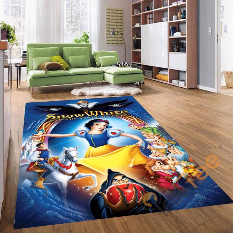 Disney Snow White And The Seven Dwarfs Princess Movies Gift Living Room Bedroom For Lover Rug