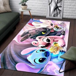 Disney Stitch Family Area Limited Edition Rug