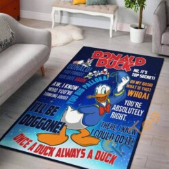 Disneys Donald Duck Large Non-slip For Living Room Bedroom Kitchen Disney Lover Rug