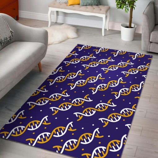 Dna Print Pattern Area Limited Edition Rug