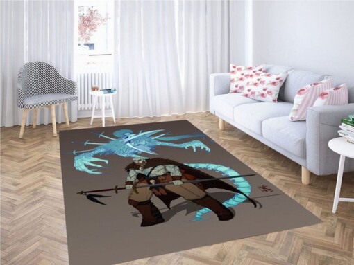 Ancestral Barbarian Living Room Modern Carpet Rug