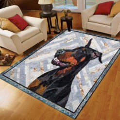 Doberman Dog Limited Edition Rug