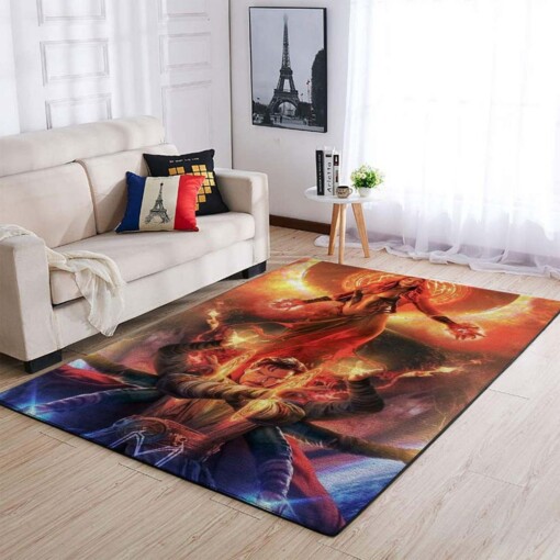 Doctor Strange  Scarlet Witch Avengers Rug  Custom Size And Printing