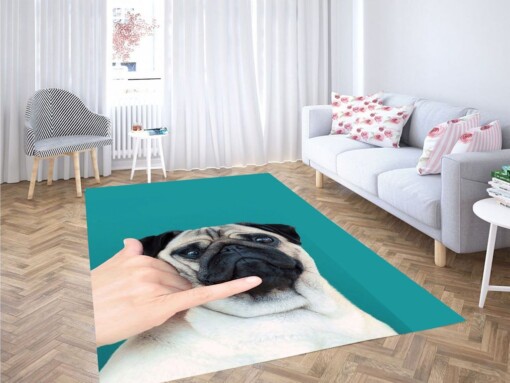 Dog Calling Living Room Modern Carpet Rug