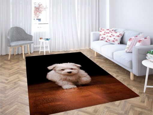Dog Walking Living Room Modern Carpet Rug