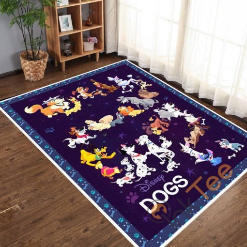 Dogs Disney Character Cartoon Movie Living Room Bedroom Gift For Lovers Rug