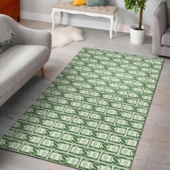 Dollar Money Print Pattern Area Limited Edition Rug