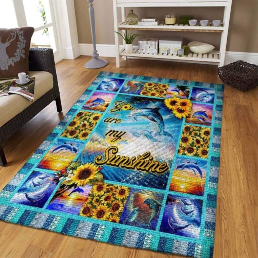 Dolphin Sunflower Limited Edition Rug