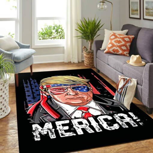 Donald Trump Campaign Merica Carpet Floor Area Rug