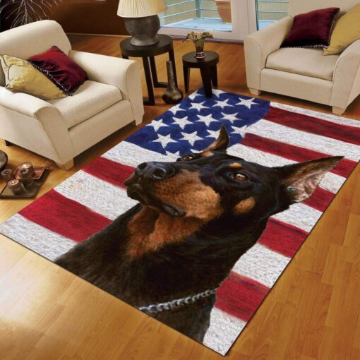 Dorberman American Carrying You Limited Edition Rug