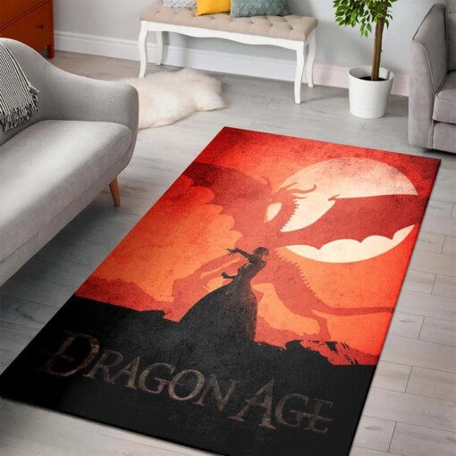 Dragon Age Morrigan Rug  Custom Size And Printing
