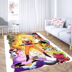 Dragon Ball Adventure Time Carpet Rug