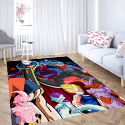 Dragon Ball Character Living Room Modern Carpet Rug