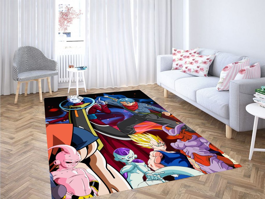 Dragon Ball Character Living Room Modern Carpet Rug